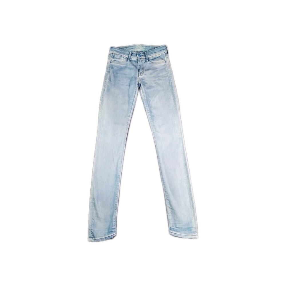Mother Women Skinny Size 26 Blue Jeans Button Mid Rise Modern C33-12 - Picture 1 of 10